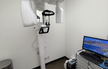 Panoramic dental X-ray scanner used at Dunwoody Dental Health