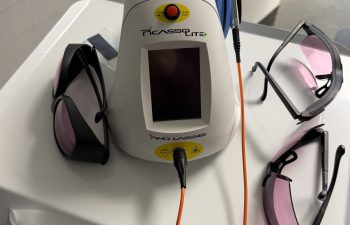 Dental laser device used for advanced soft tissue treatments at Dunwoody Dental Health dental office