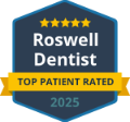 Roswell dentist patient badge license confirmed 2025 image